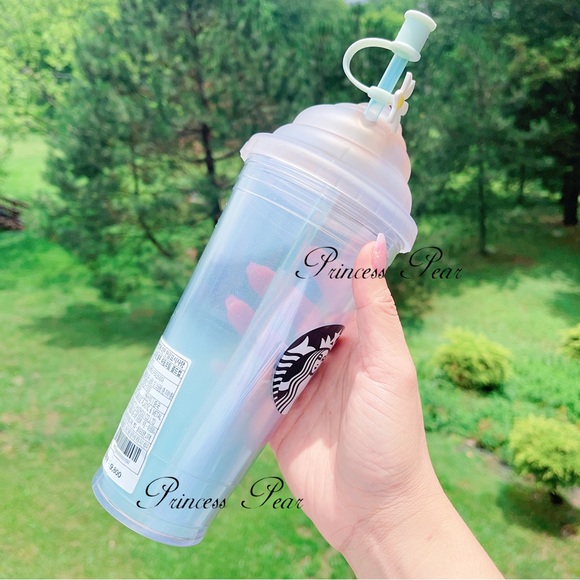 Starbucks Korea 2019 Spring Blue Whipping Cream Cold Cup 591ml - Picture 6 of 8